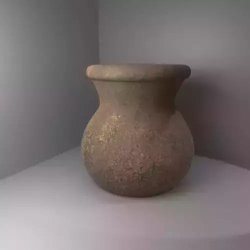 Stone antique vase