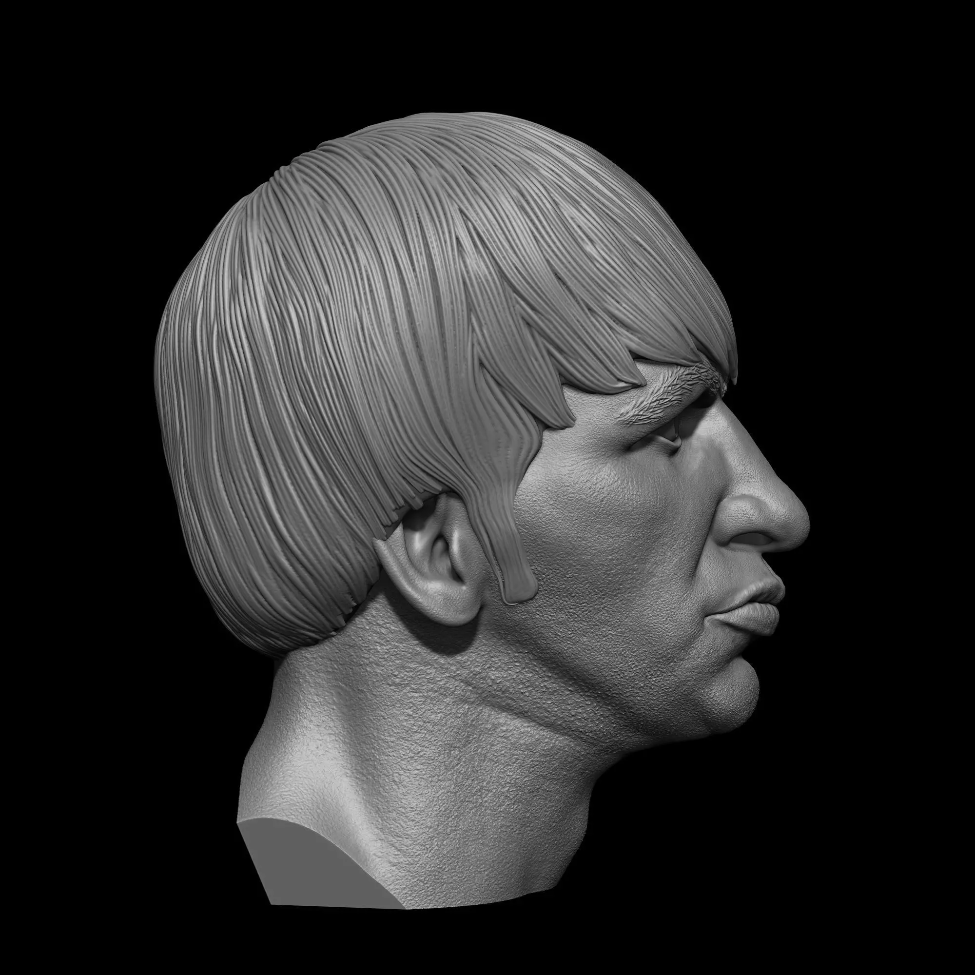 Ringo Starr The Beatles Bust Printable 3D Model 3D print model_8