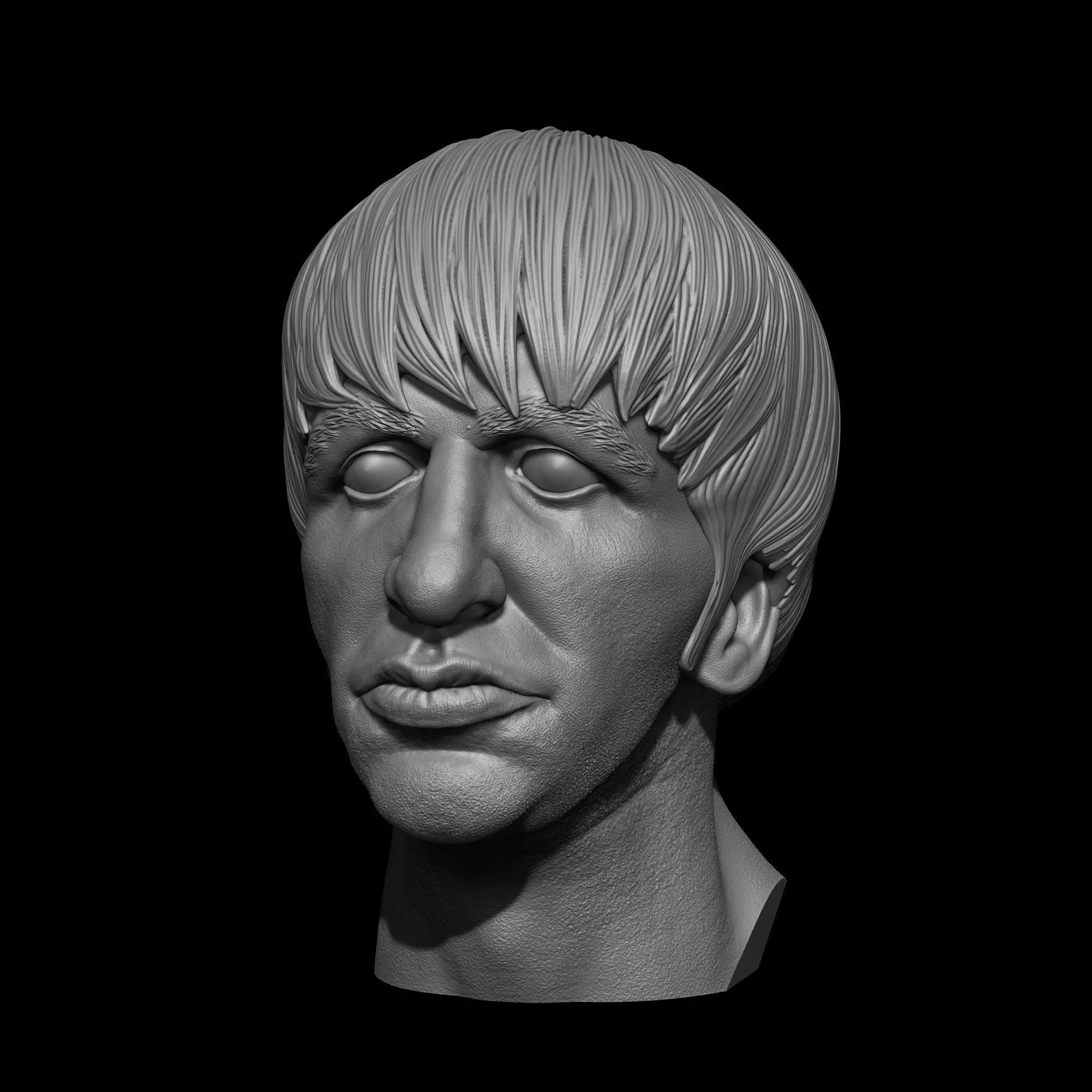 Ringo Starr The Beatles Bust Printable 3D Model 3D print model_2