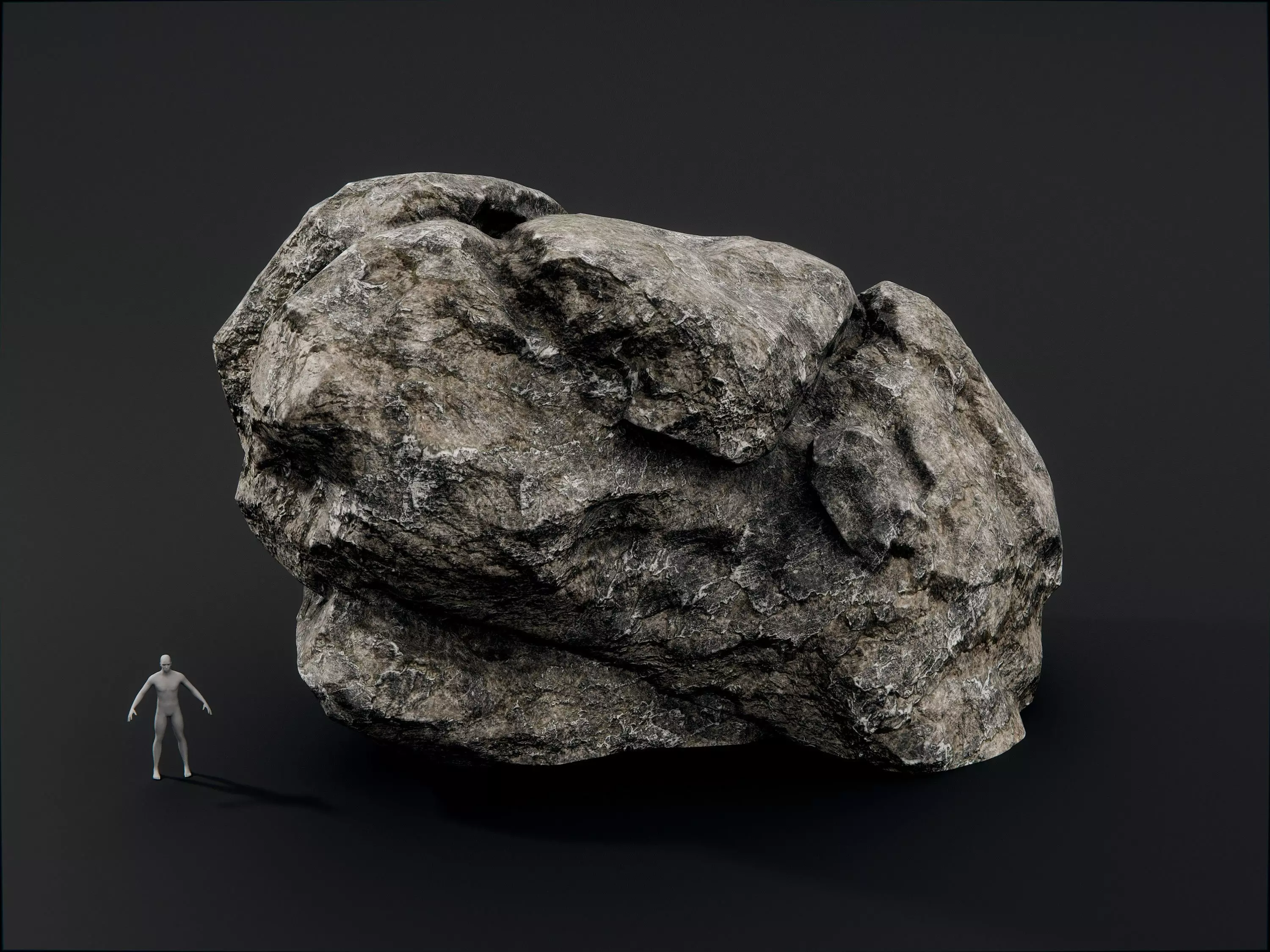 Boulders - Asset Pack Low-poly 3D model_1