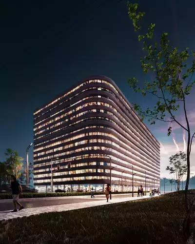 Urban Skyscraper 3D model