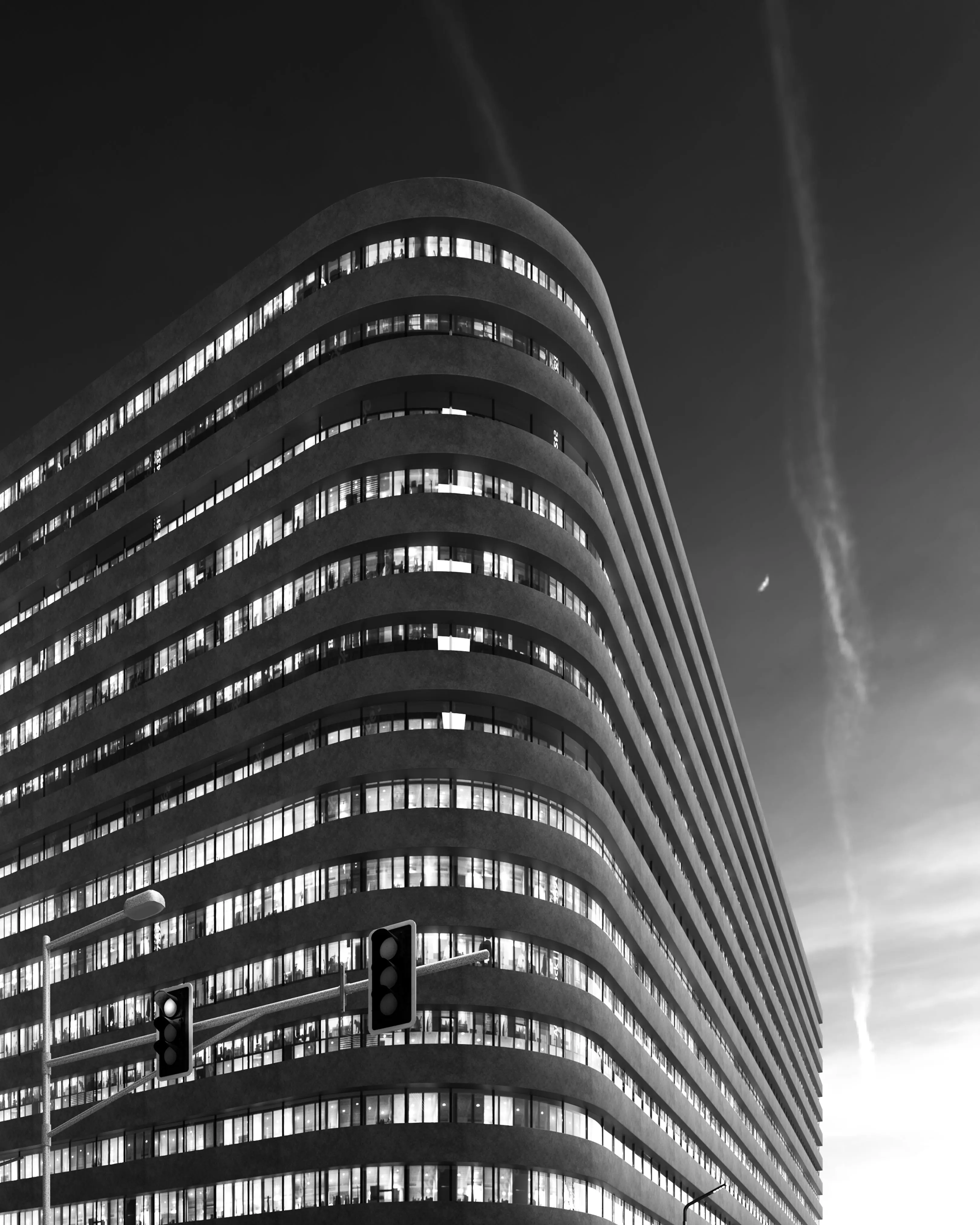 Urban Skyscraper 3D model_7