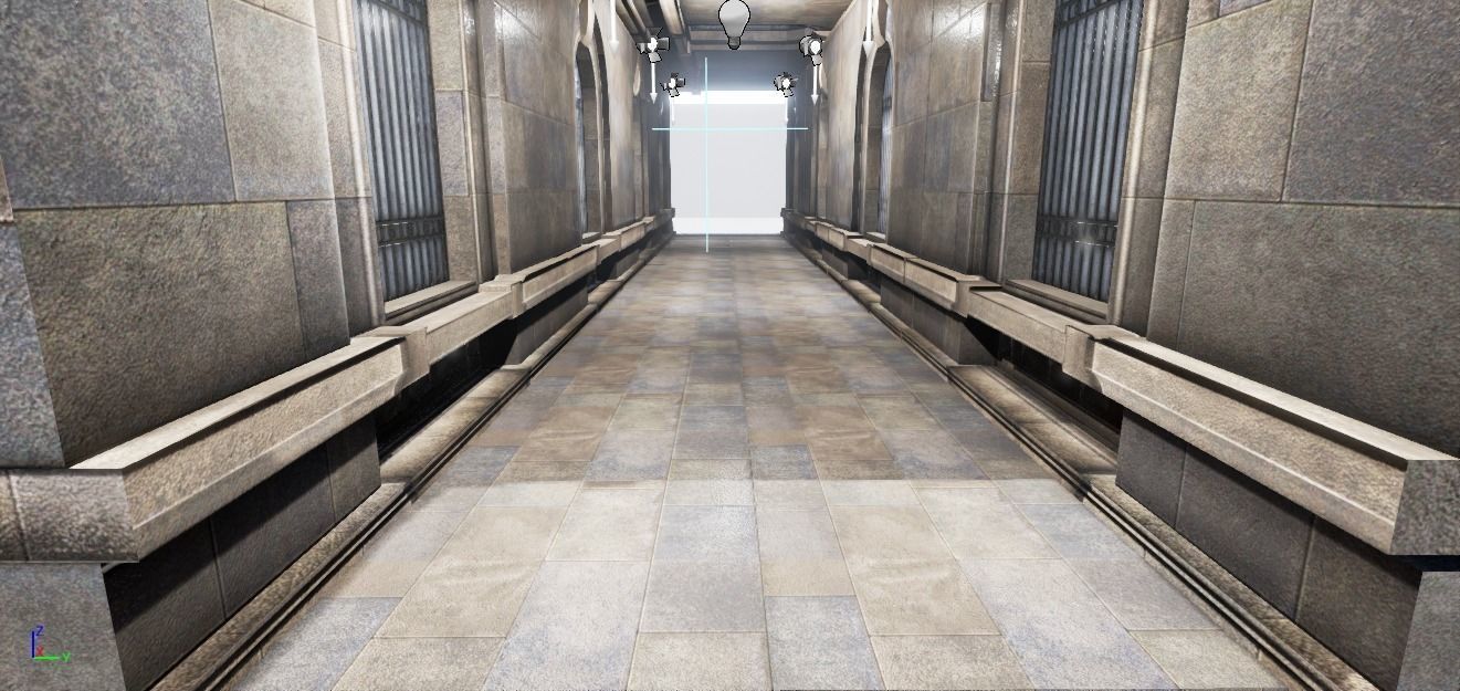 game scene Low-poly 3D model_0