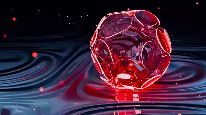 Sci-Fi Glowing Orb 3D Model 