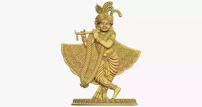 krishna 3d model
