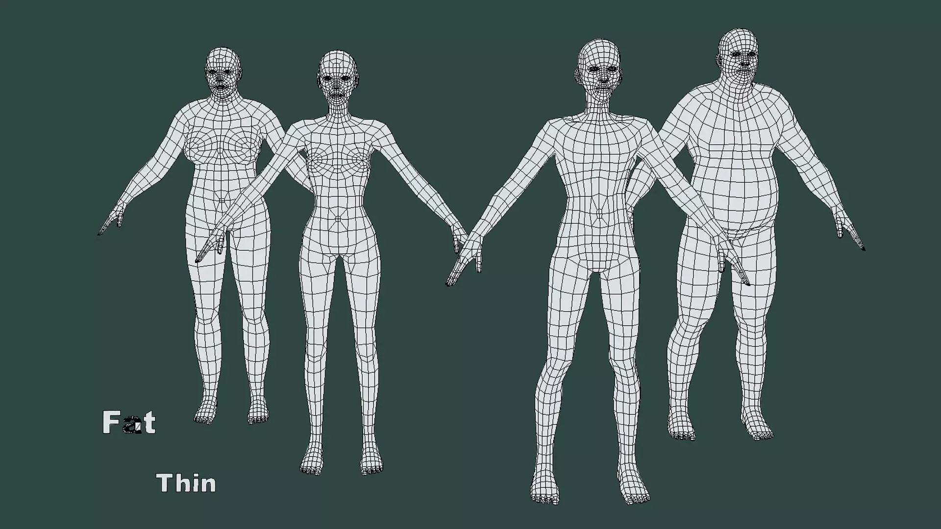 Base Mesh Pack - Shape Base Mesh Low-poly 3D model_7