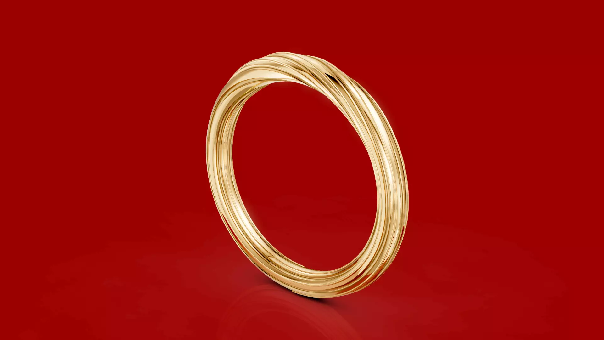 Rope Ring Patterned 3D print model_4