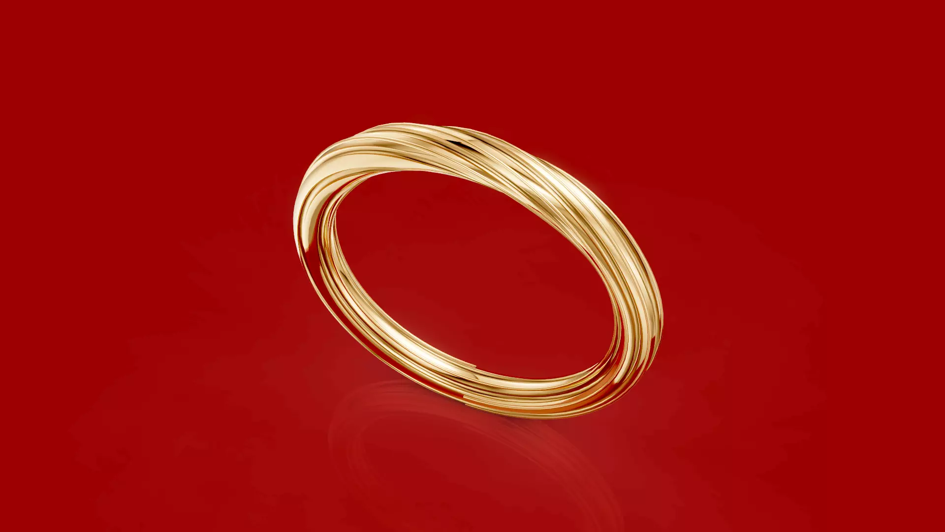 Rope Ring Patterned 3D print model_1