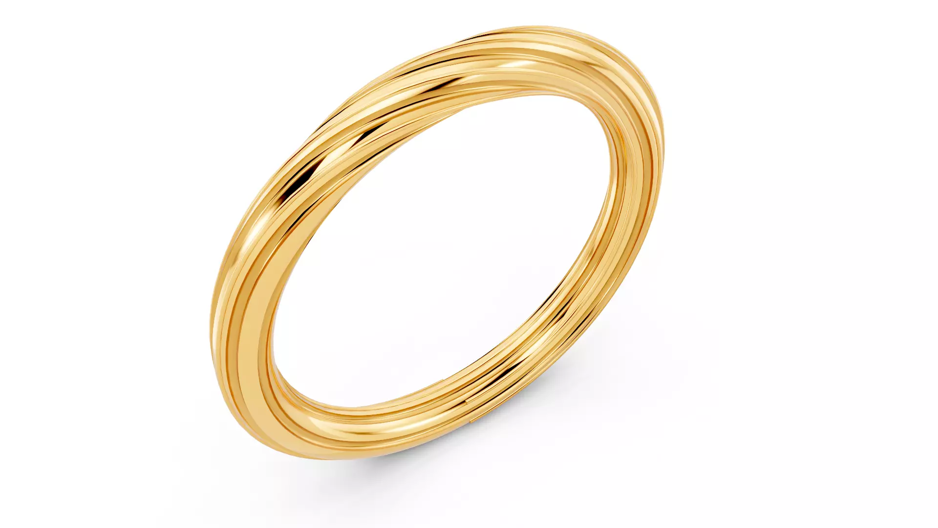 Rope Ring Patterned 3D print model_5
