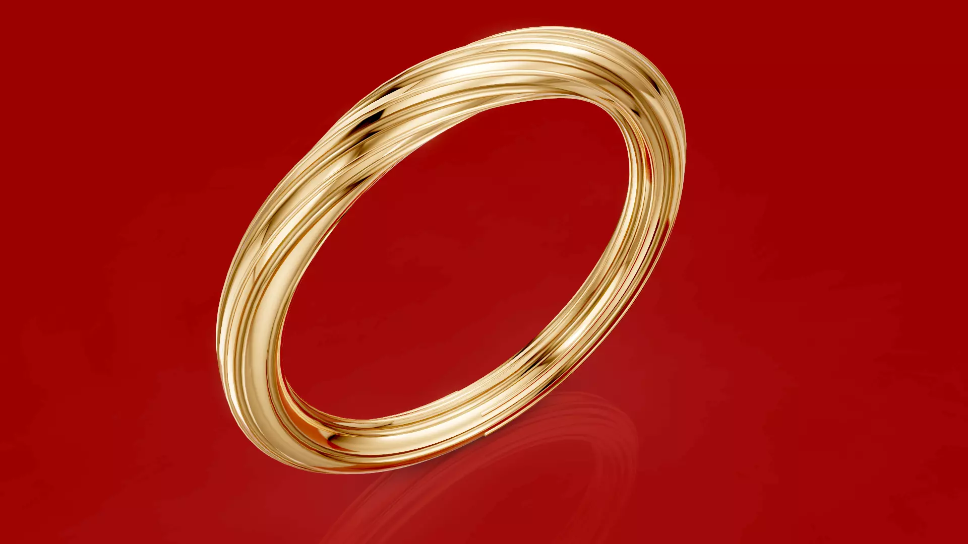 Rope Ring Patterned 3D print model_0