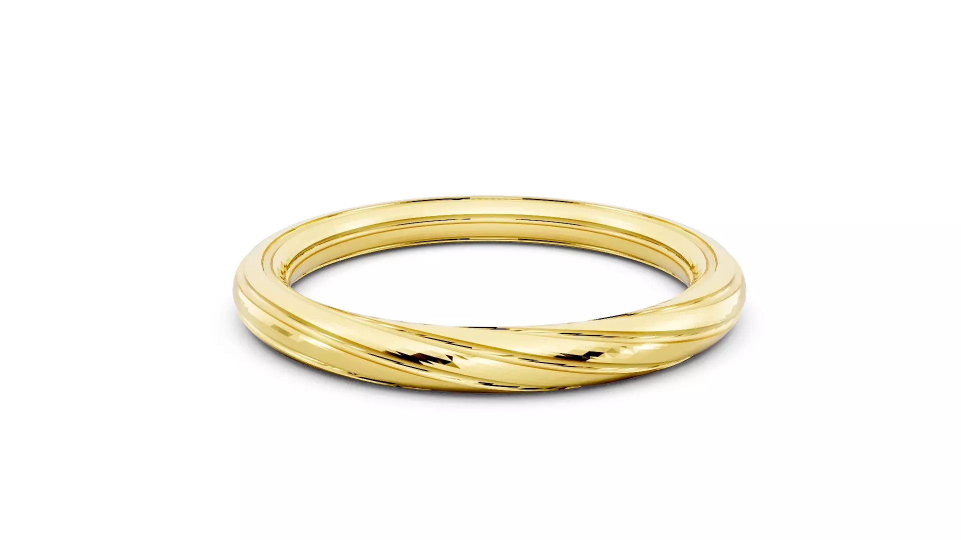 Rope Ring Patterned 3D print model_8