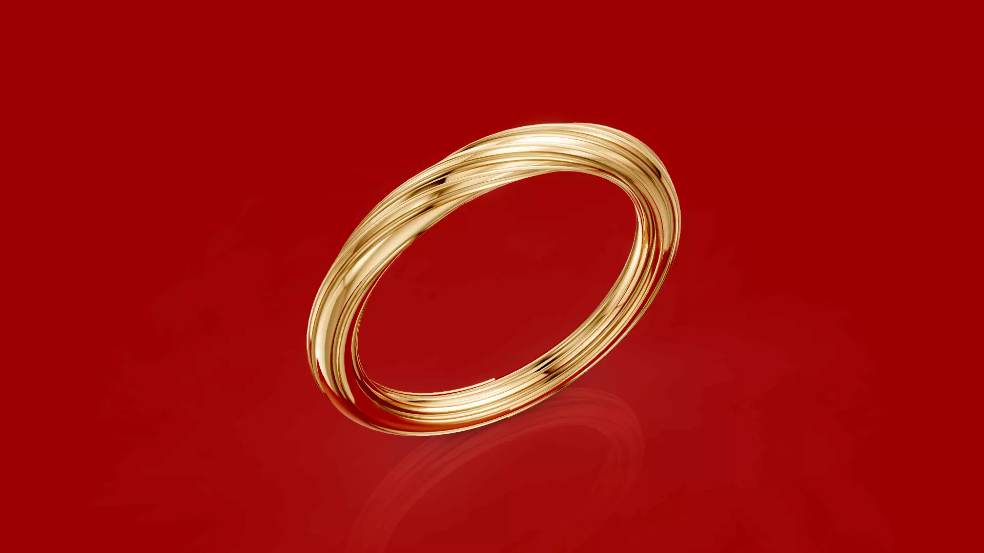 Rope Ring Patterned 3D print model_10