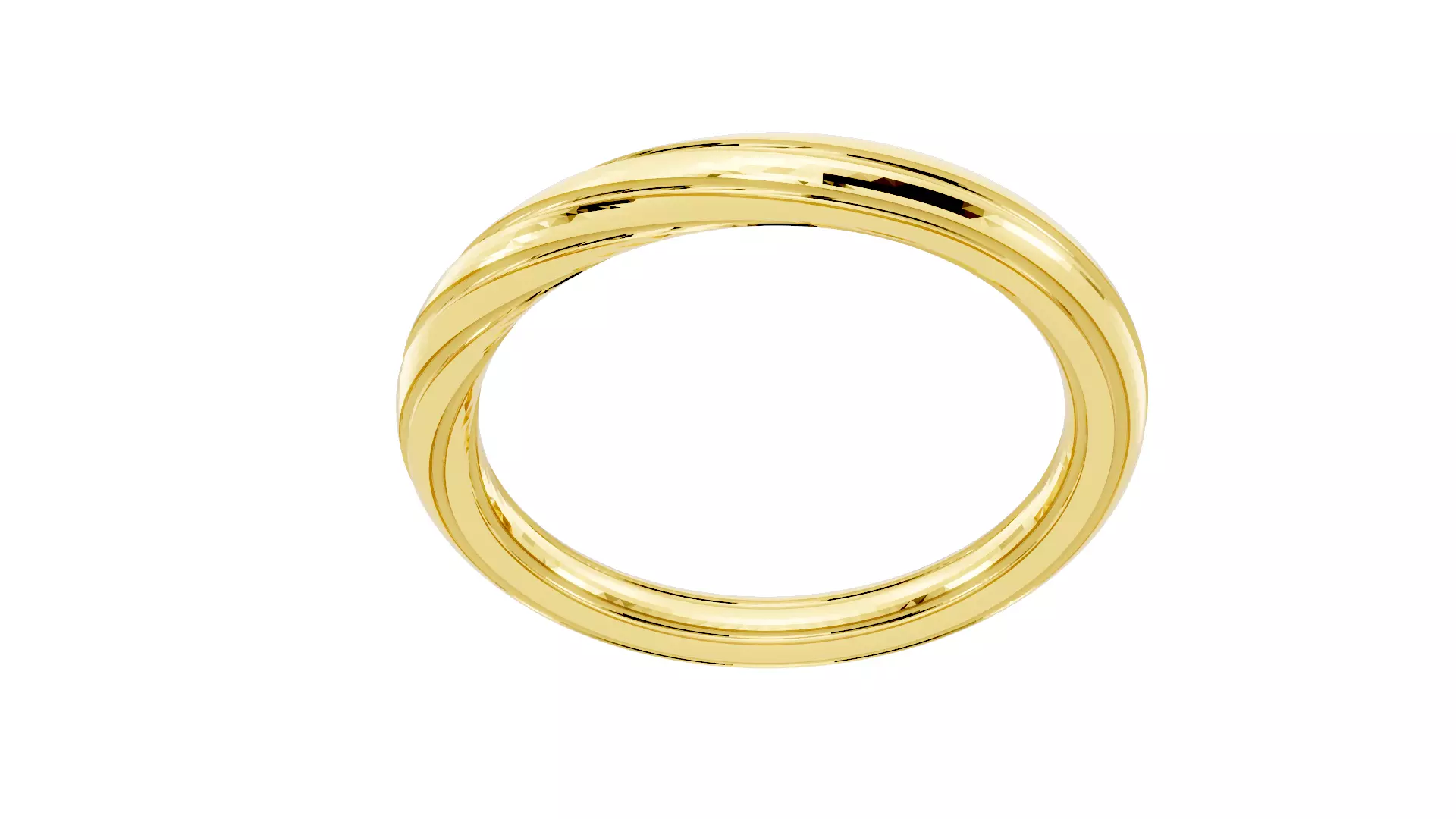 Rope Ring Patterned 3D print model_2