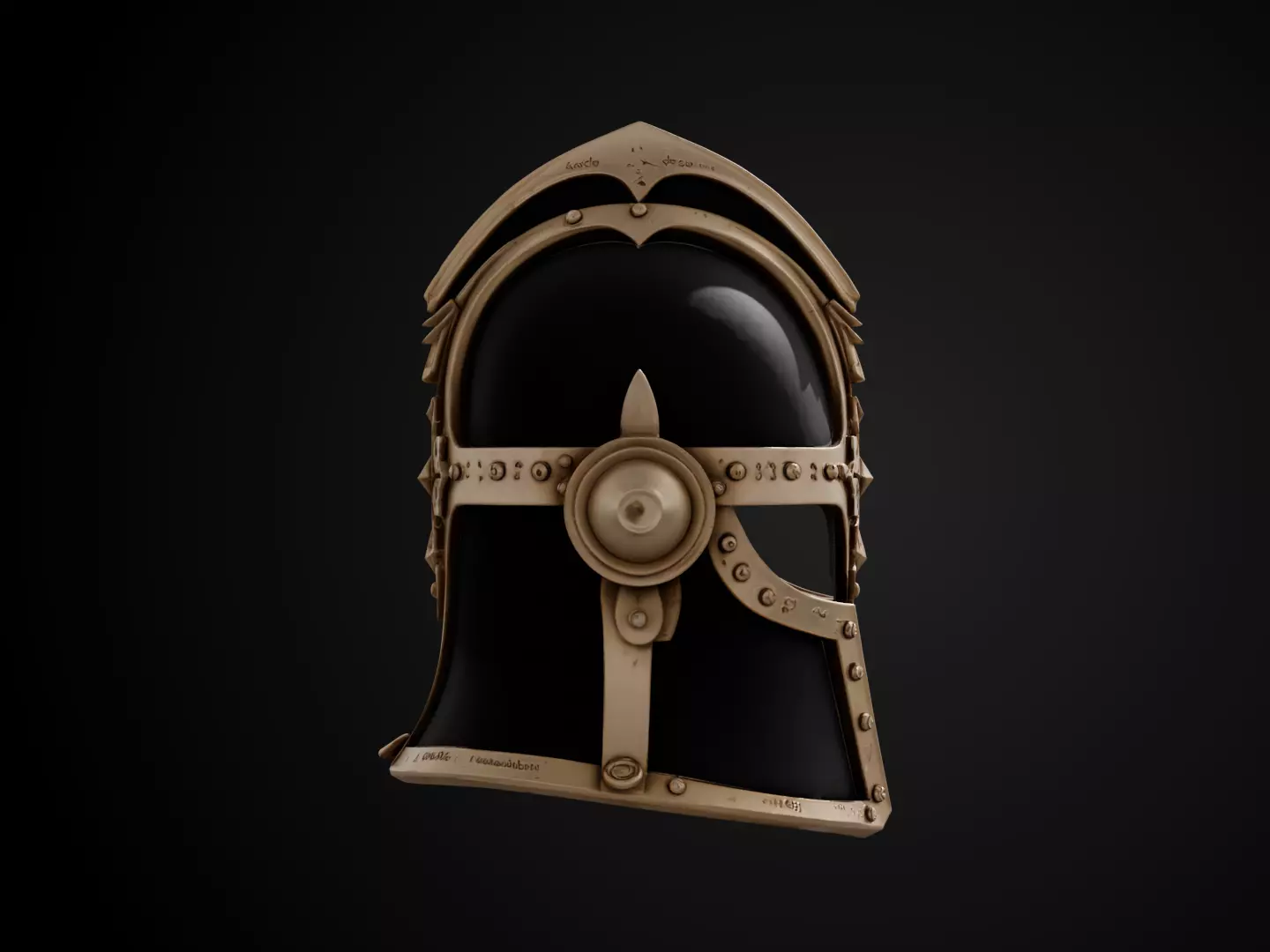 Stylized Dwarf Helmet - Mountain King Free 3D print model_3