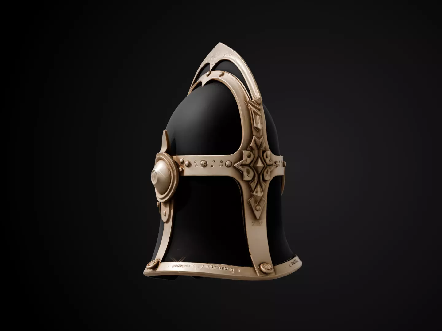 Stylized Dwarf Helmet - Mountain King Free 3D print model_7