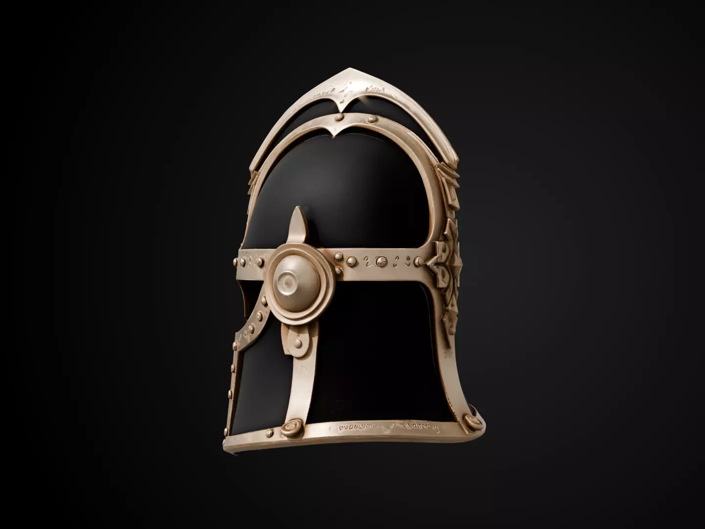 Stylized Dwarf Helmet - Mountain King Free 3D print model_8