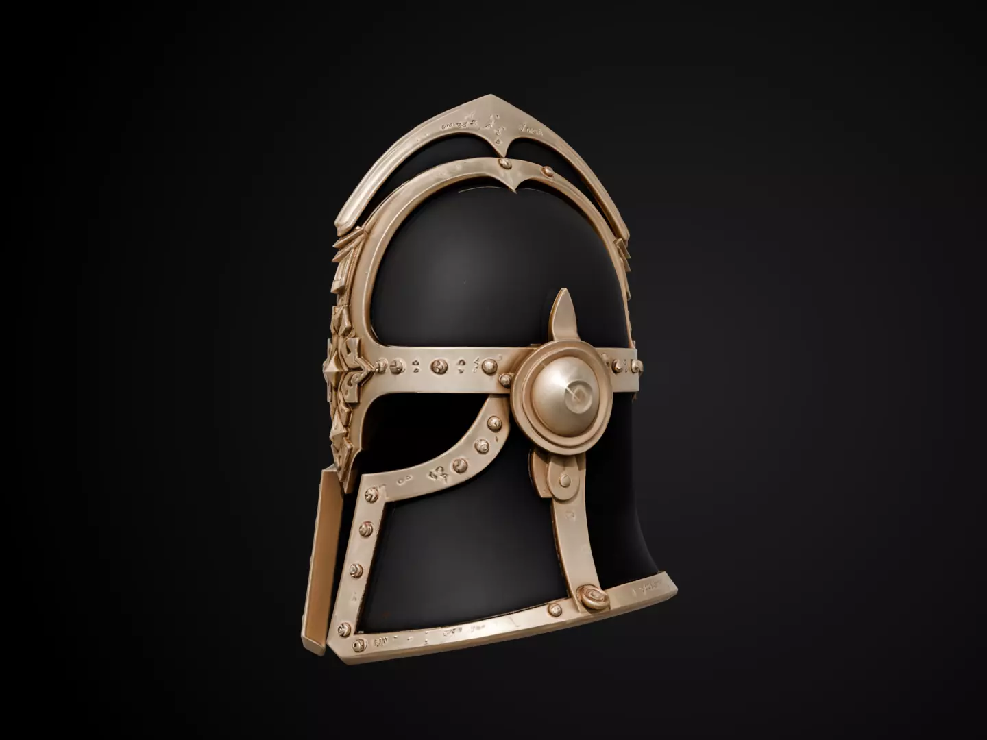 Stylized Dwarf Helmet - Mountain King Free 3D print model_10