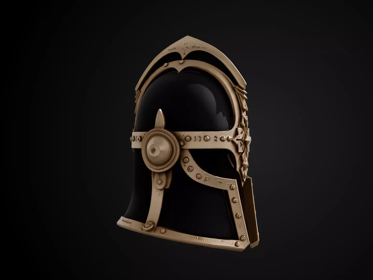 Stylized Dwarf Helmet - Mountain King Free 3D print model_2
