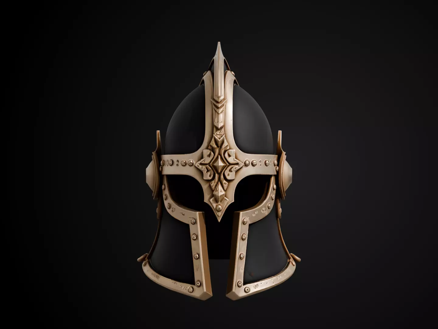 Stylized Dwarf Helmet - Mountain King Free 3D print model_12