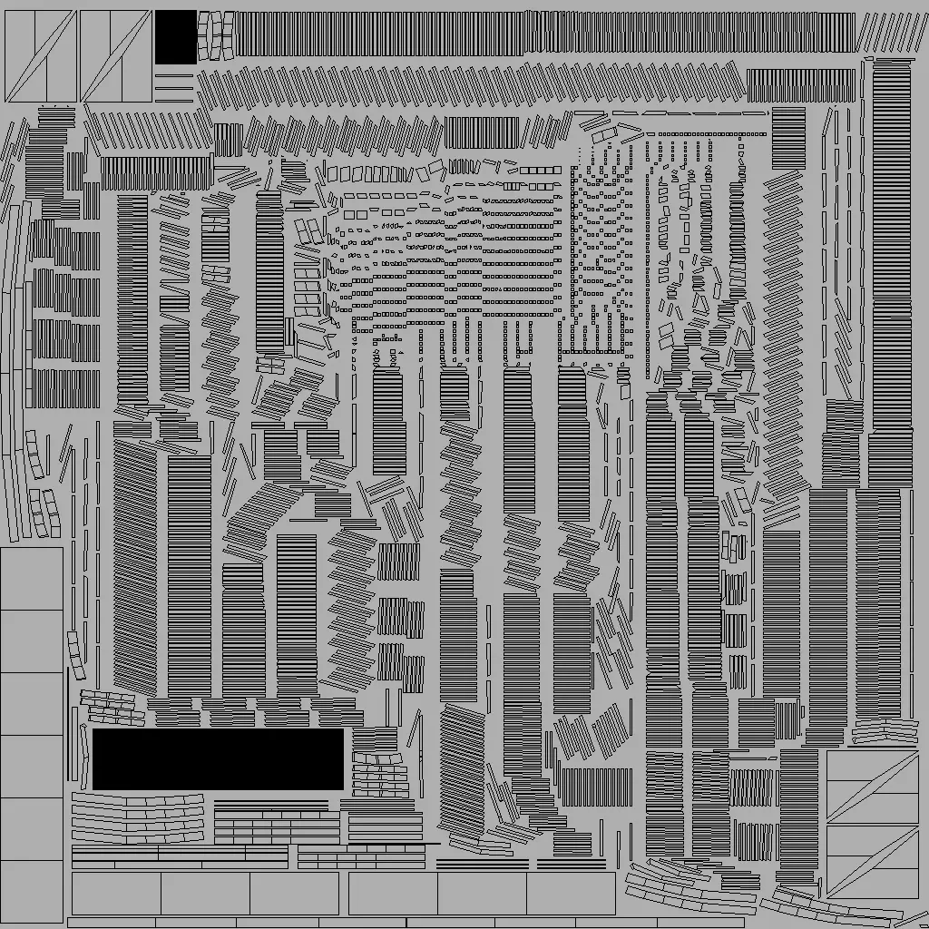 Bulguksa Daewongjeon Low-poly 3D model_11