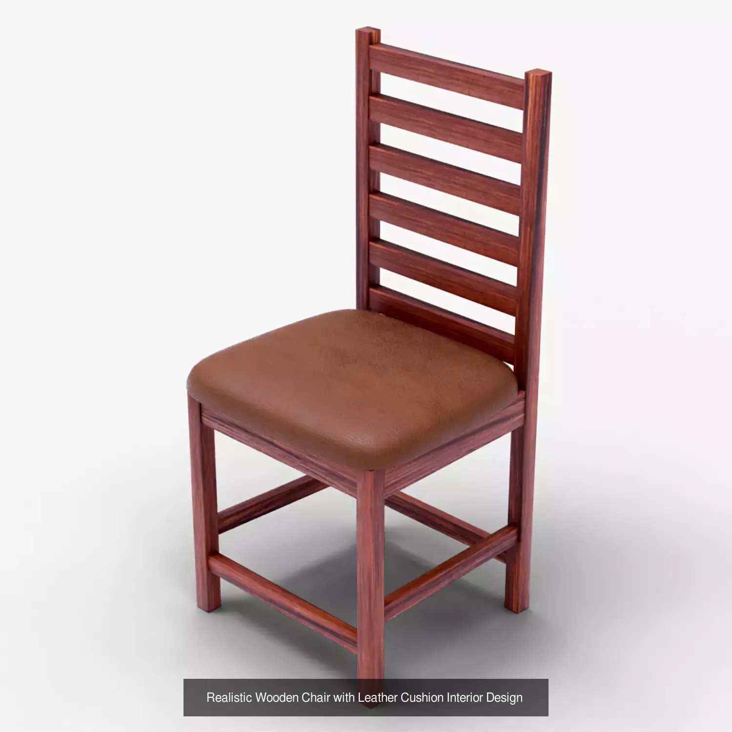 Premium 22 Chair Models Bundle - Wooden and Upholstered Chairs 3D Model Collection_16