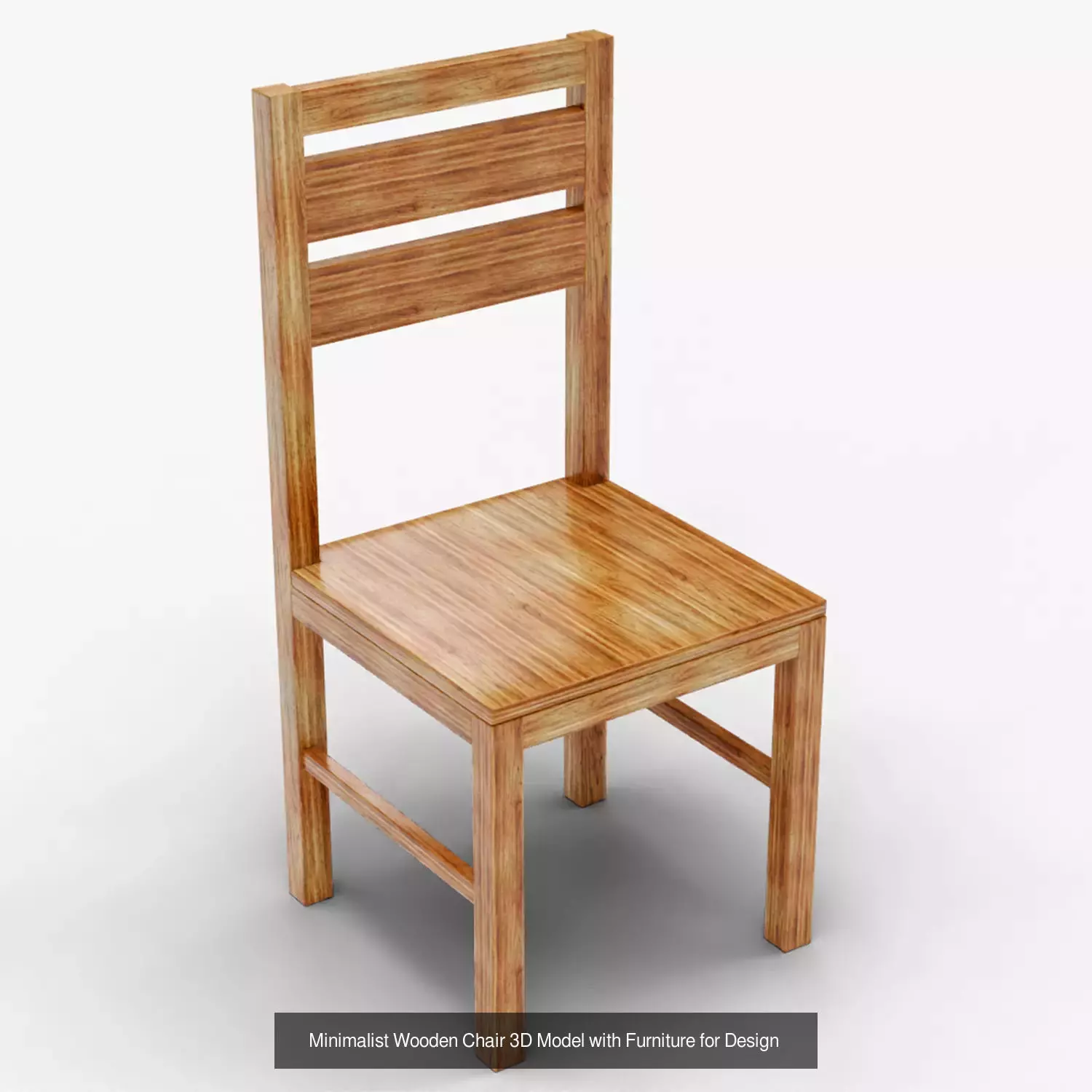 Premium 22 Chair Models Bundle - Wooden and Upholstered Chairs 3D Model Collection_17