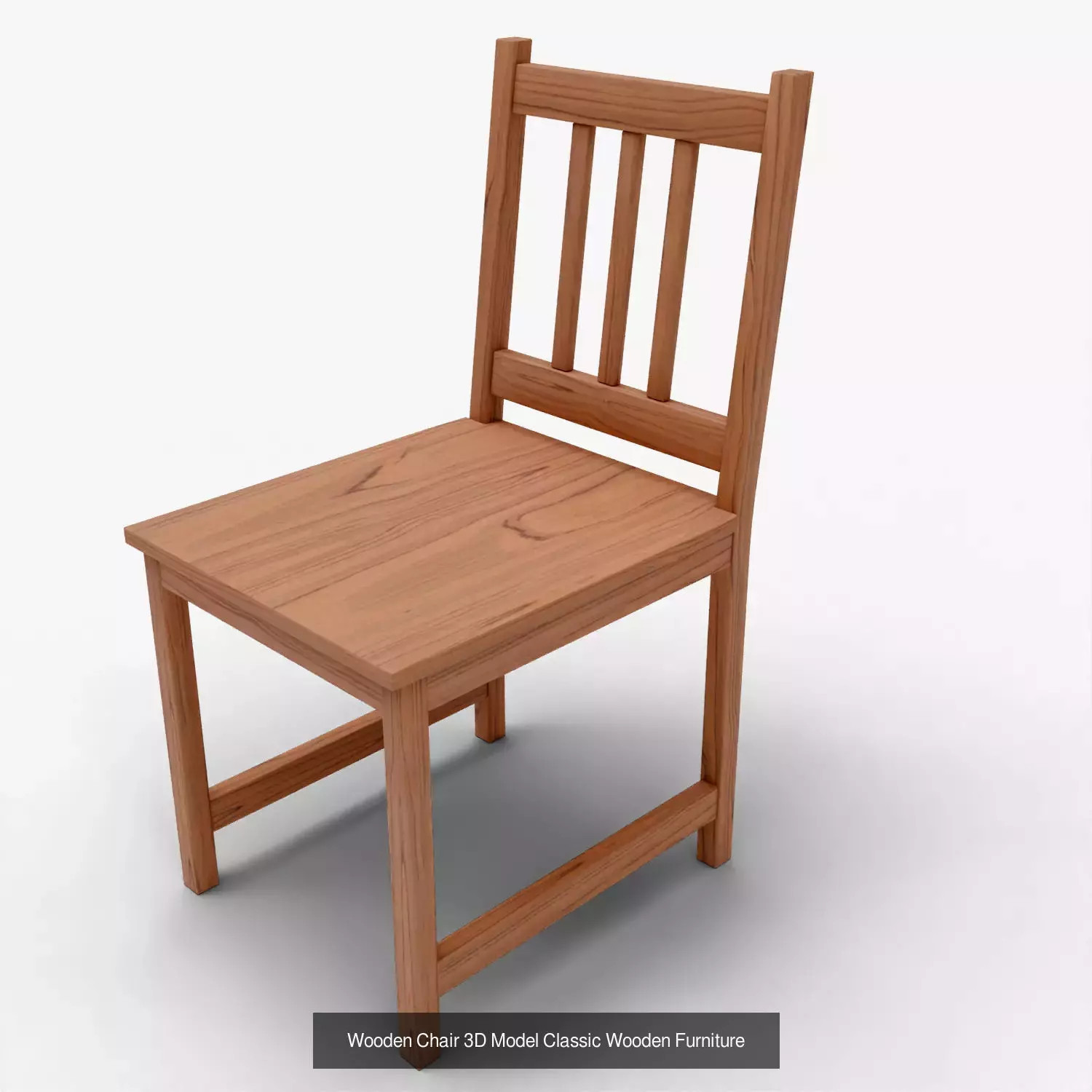 Premium 22 Chair Models Bundle - Wooden and Upholstered Chairs 3D Model Collection_6