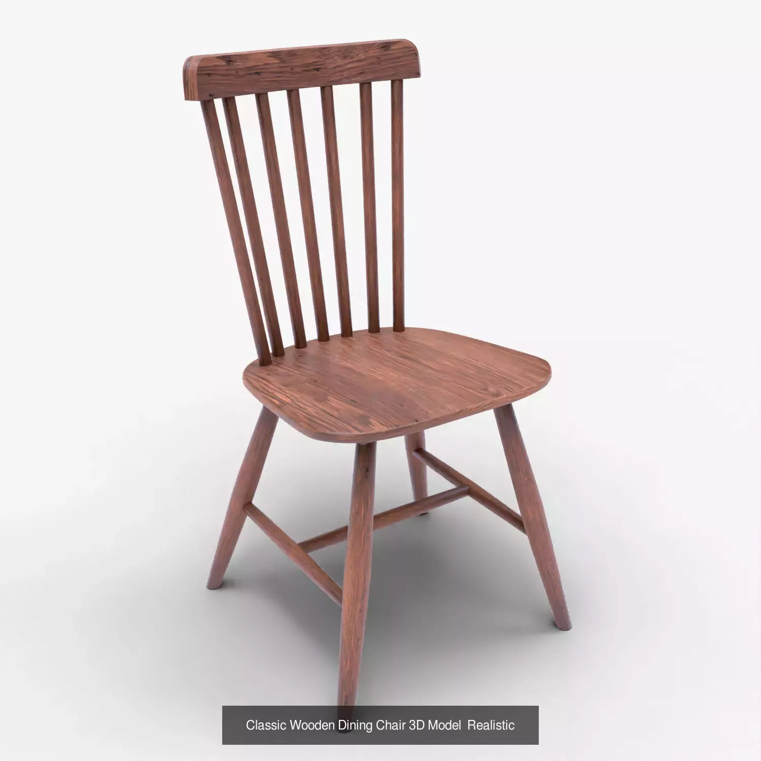 Premium 22 Chair Models Bundle - Wooden and Upholstered Chairs 3D Model Collection_5