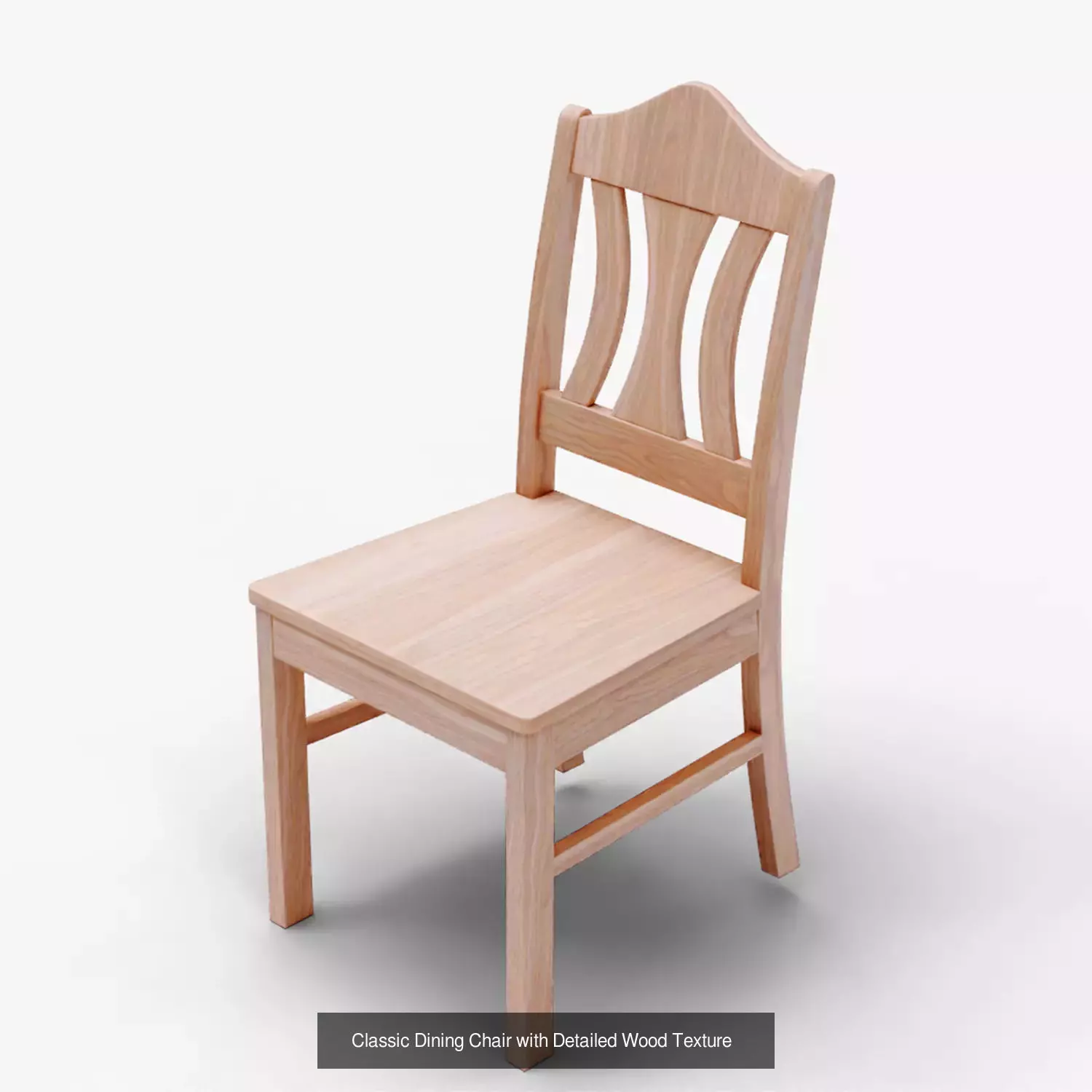 Premium 22 Chair Models Bundle - Wooden and Upholstered Chairs 3D Model Collection_14