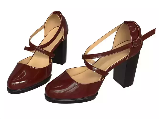 Mary Jane Style High Heeled Shoes