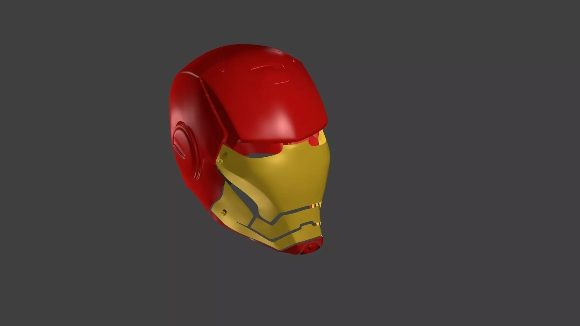 Iron Man Helmet Free 3D model_0