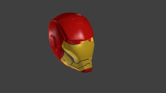 Iron Man Helmet Free 3D model
