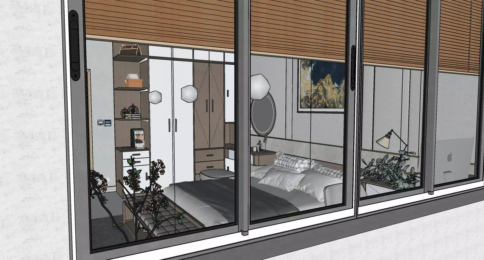 Model Bedroom Interior 3D Model Cozy and Realistic Design 3D model_9