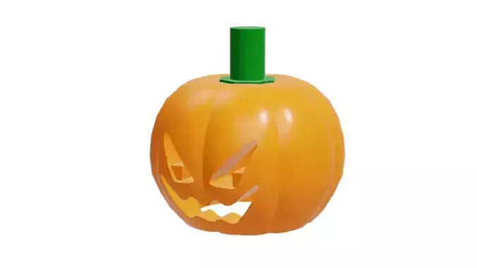 Custom3Dprint Minifigure Accessory - Pumpkinhead 3D print model