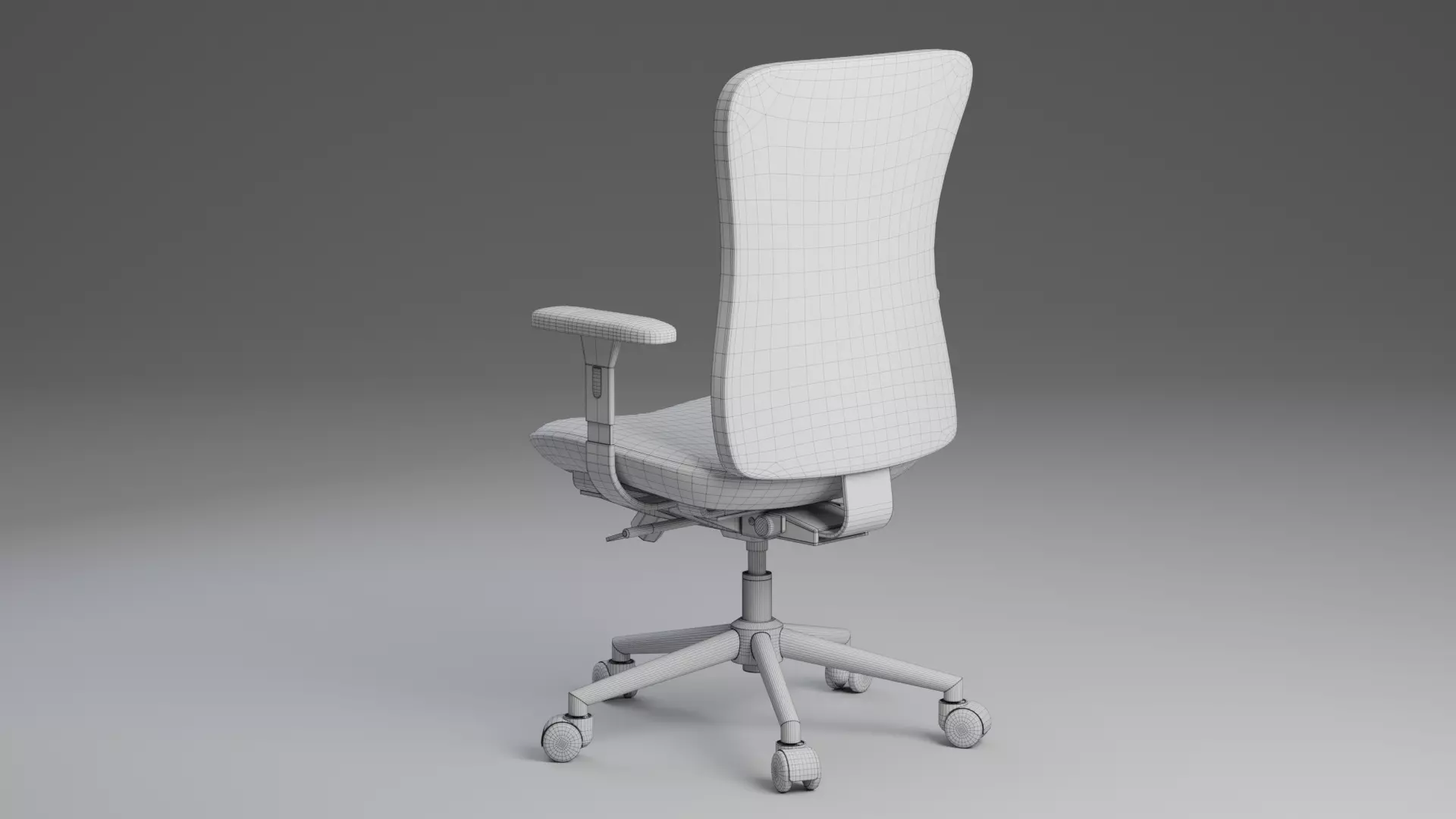 Modern Generic Office Chair 3D Model - PBR Furniture for Archviz 3D model_14