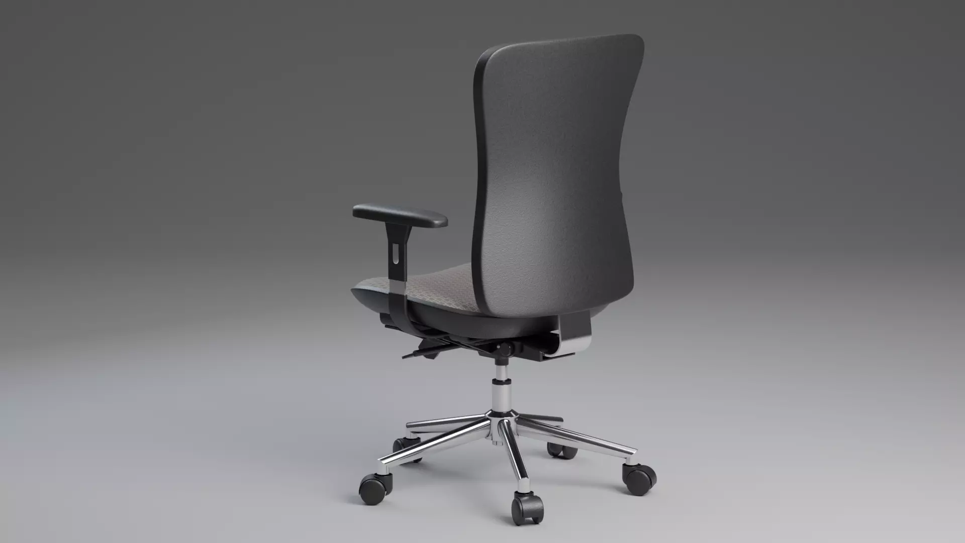 Modern Generic Office Chair 3D Model - PBR Furniture for Archviz 3D model_4