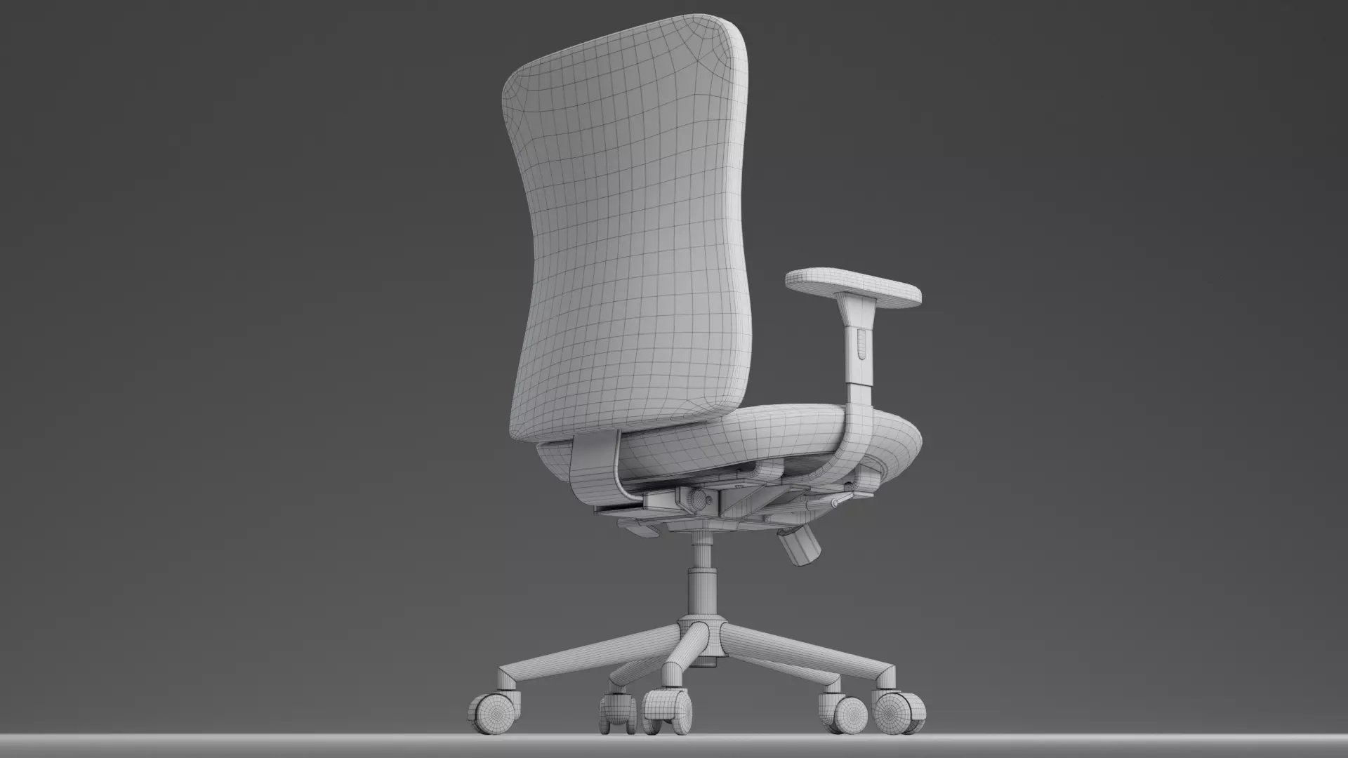 Modern Generic Office Chair 3D Model - PBR Furniture for Archviz 3D model_15