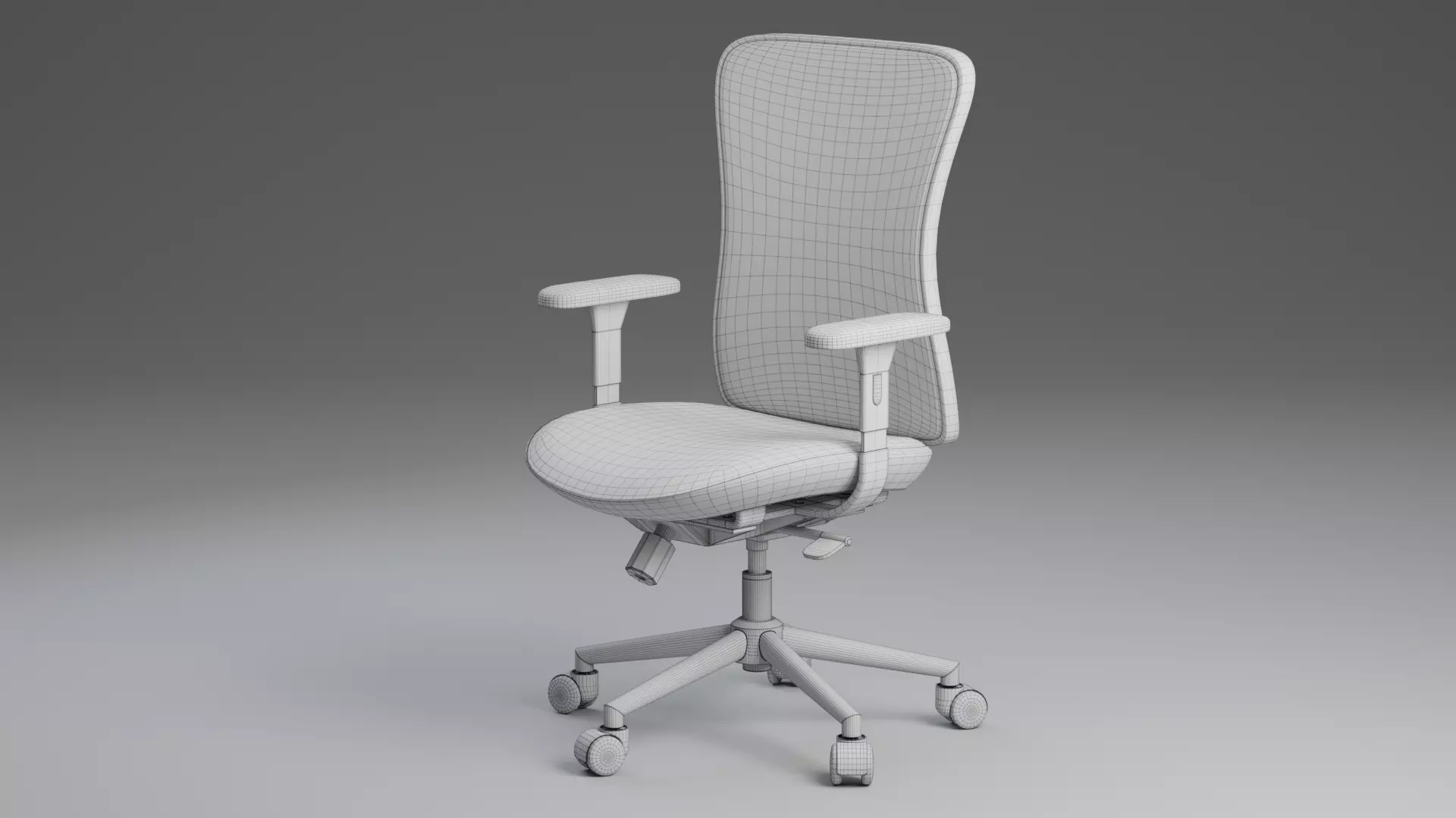 Modern Generic Office Chair 3D Model - PBR Furniture for Archviz 3D model_13