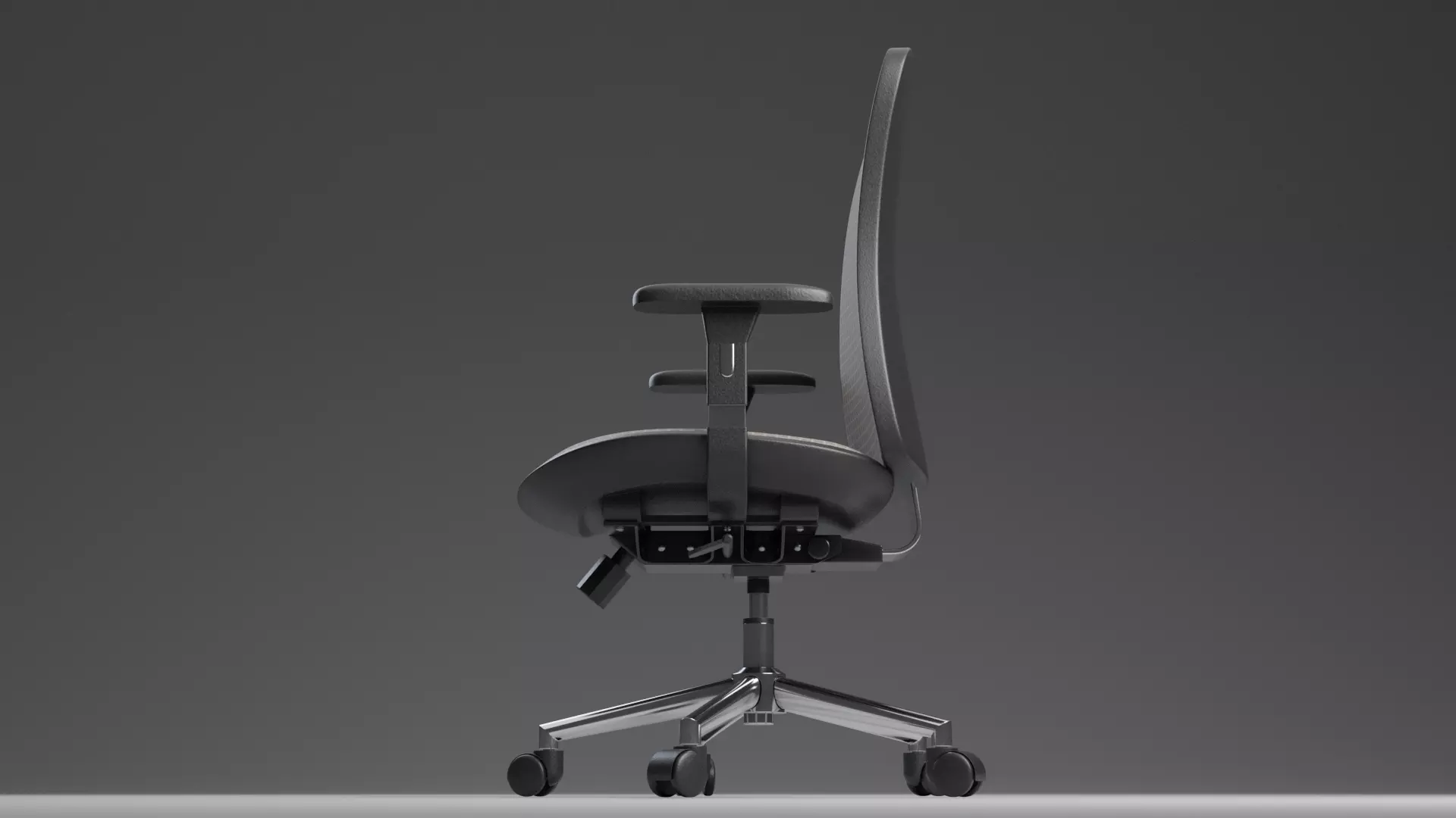Modern Generic Office Chair 3D Model - PBR Furniture for Archviz 3D model_10