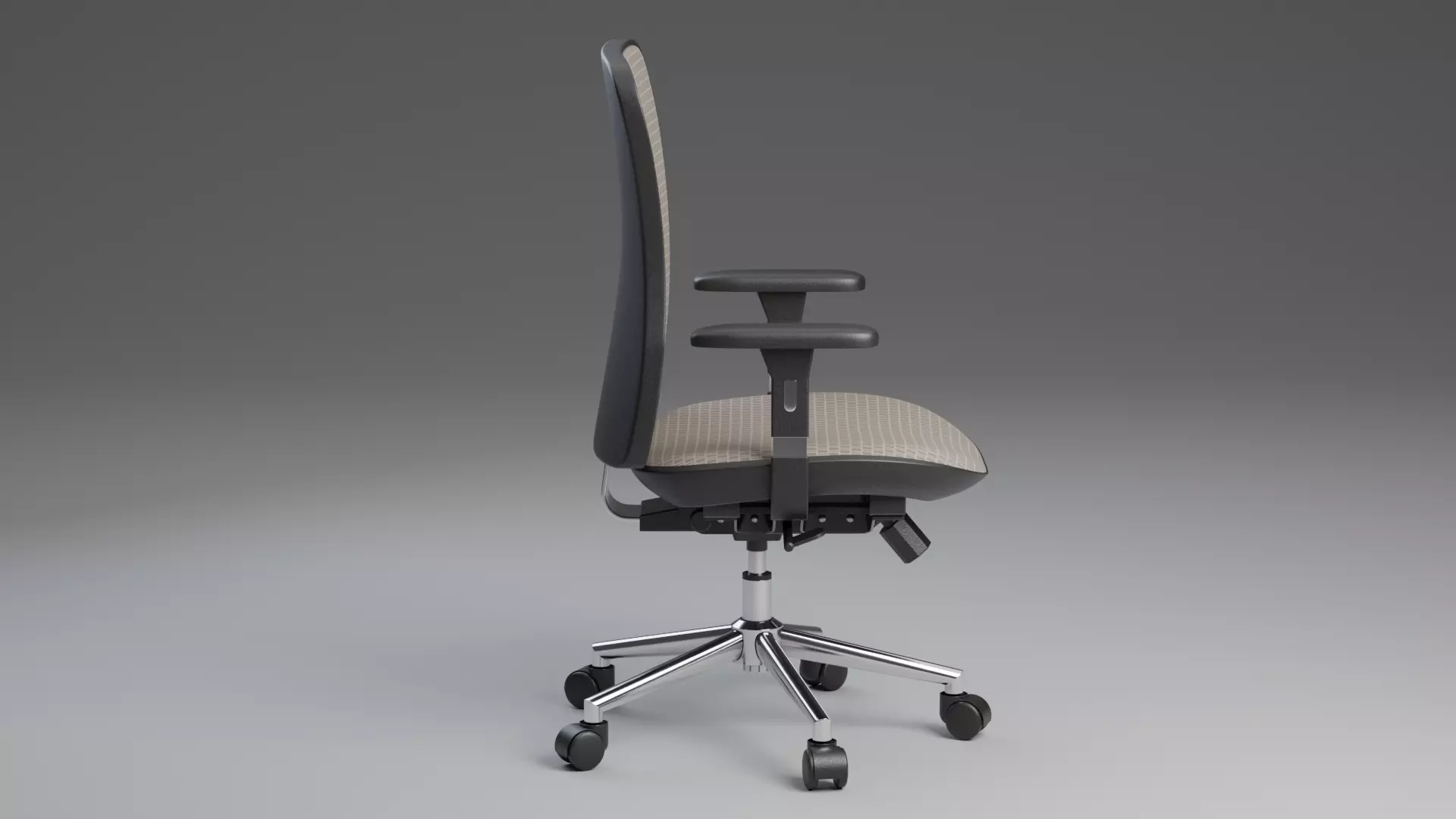 Modern Generic Office Chair 3D Model - PBR Furniture for Archviz 3D model_7