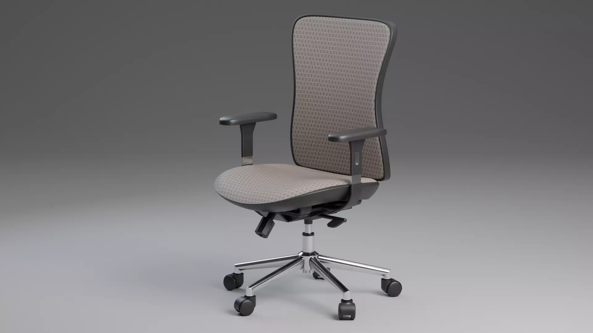 Modern Generic Office Chair 3D Model - PBR Furniture for Archviz 3D model_2