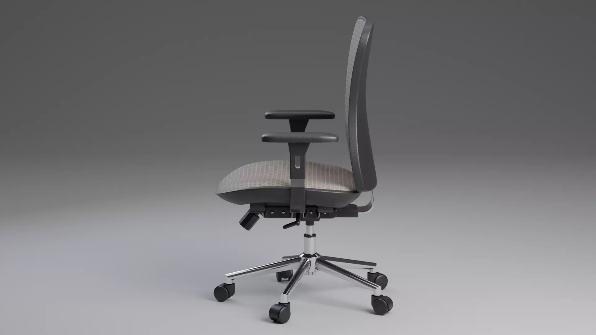 Modern Generic Office Chair 3D Model - PBR Furniture for Archviz 3D model_3