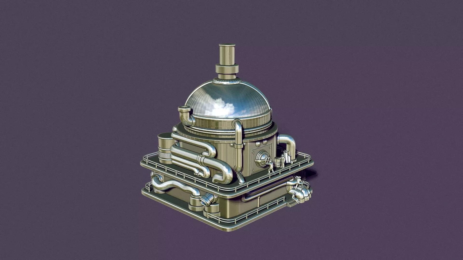 STEAM PUNK BOILER BOX 3D print model_22