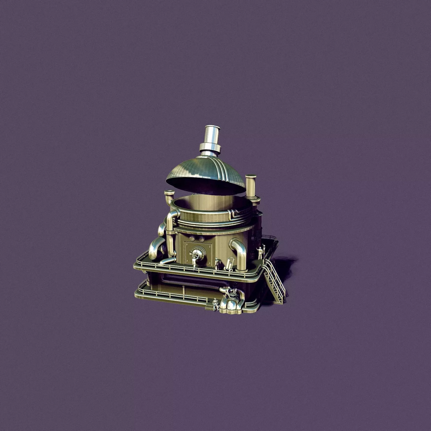 STEAM PUNK BOILER BOX 3D print model_31