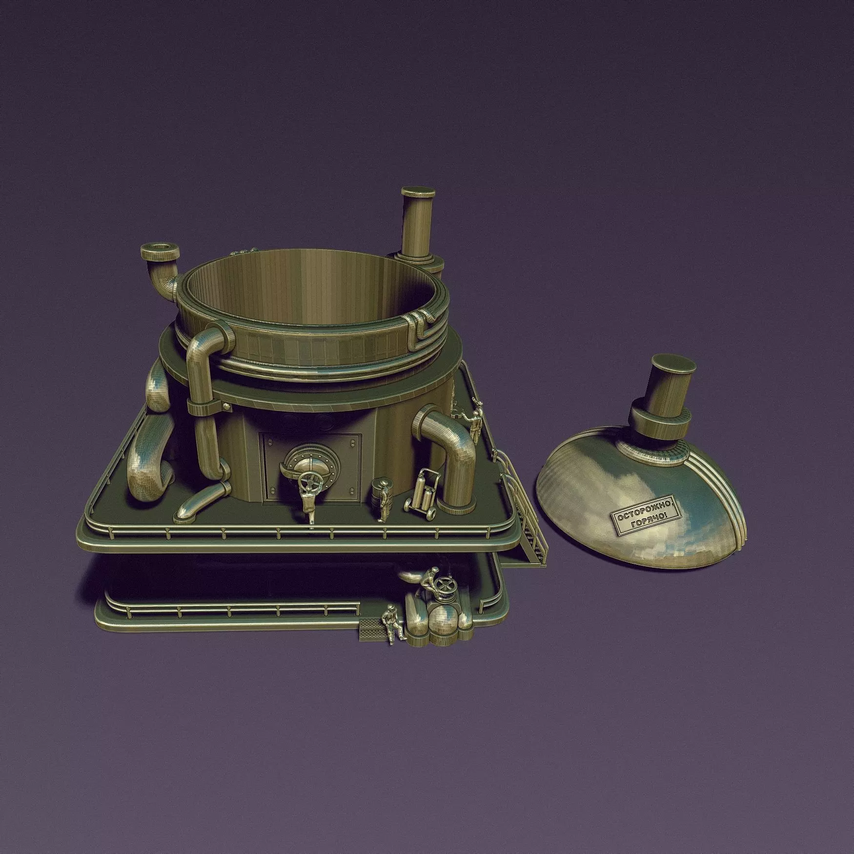 STEAM PUNK BOILER BOX 3D print model_17