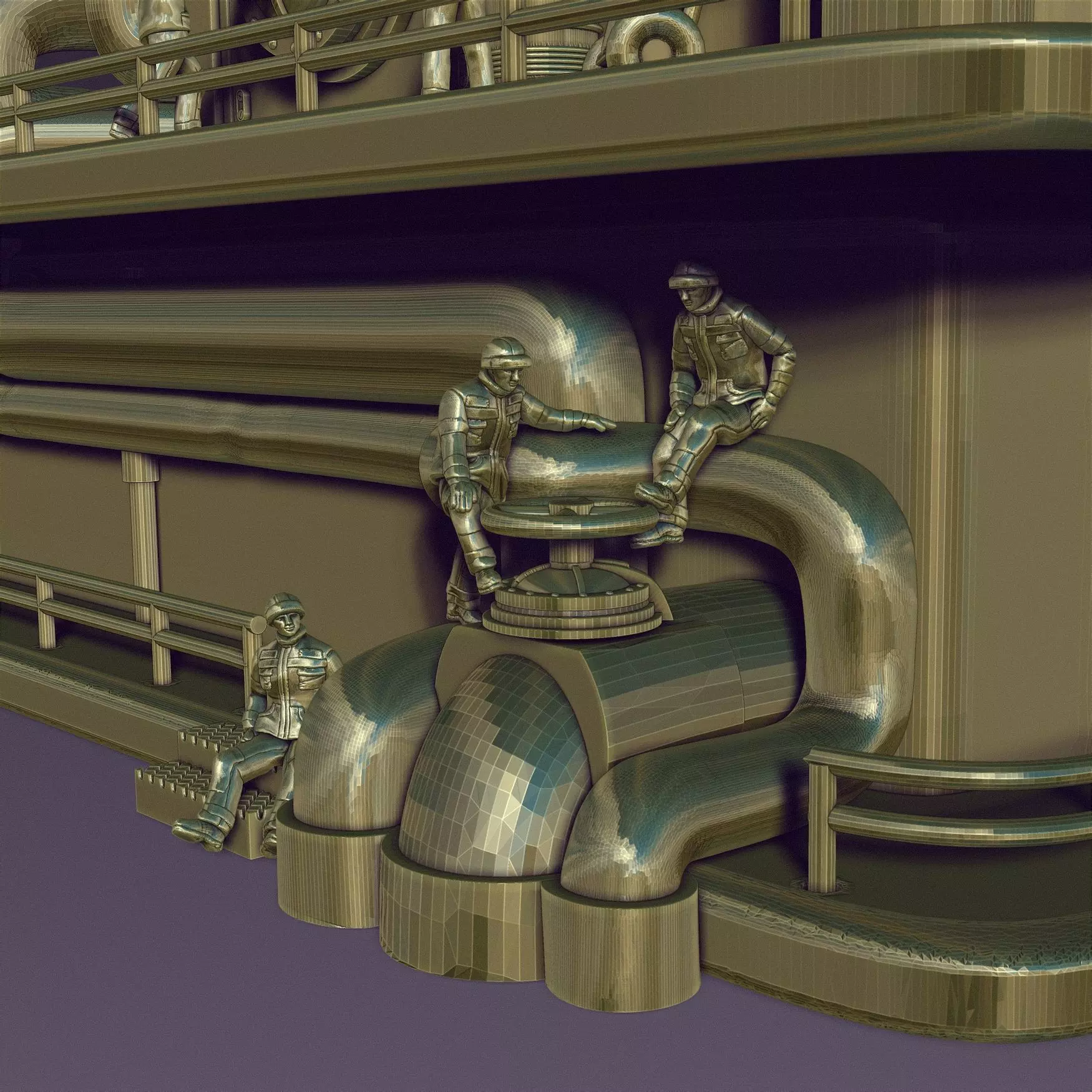 STEAM PUNK BOILER BOX 3D print model_13
