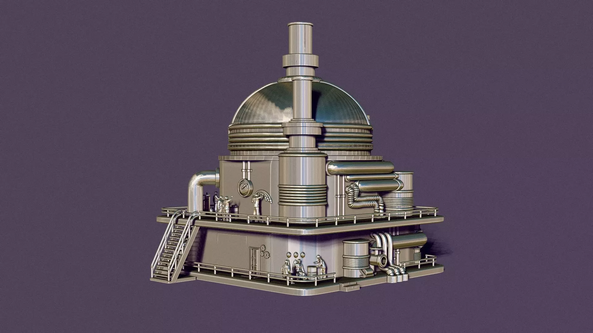 STEAM PUNK BOILER BOX 3D print model_36