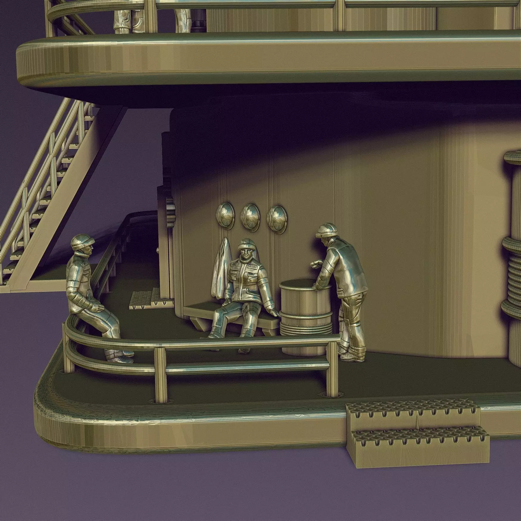 STEAM PUNK BOILER BOX 3D print model_9