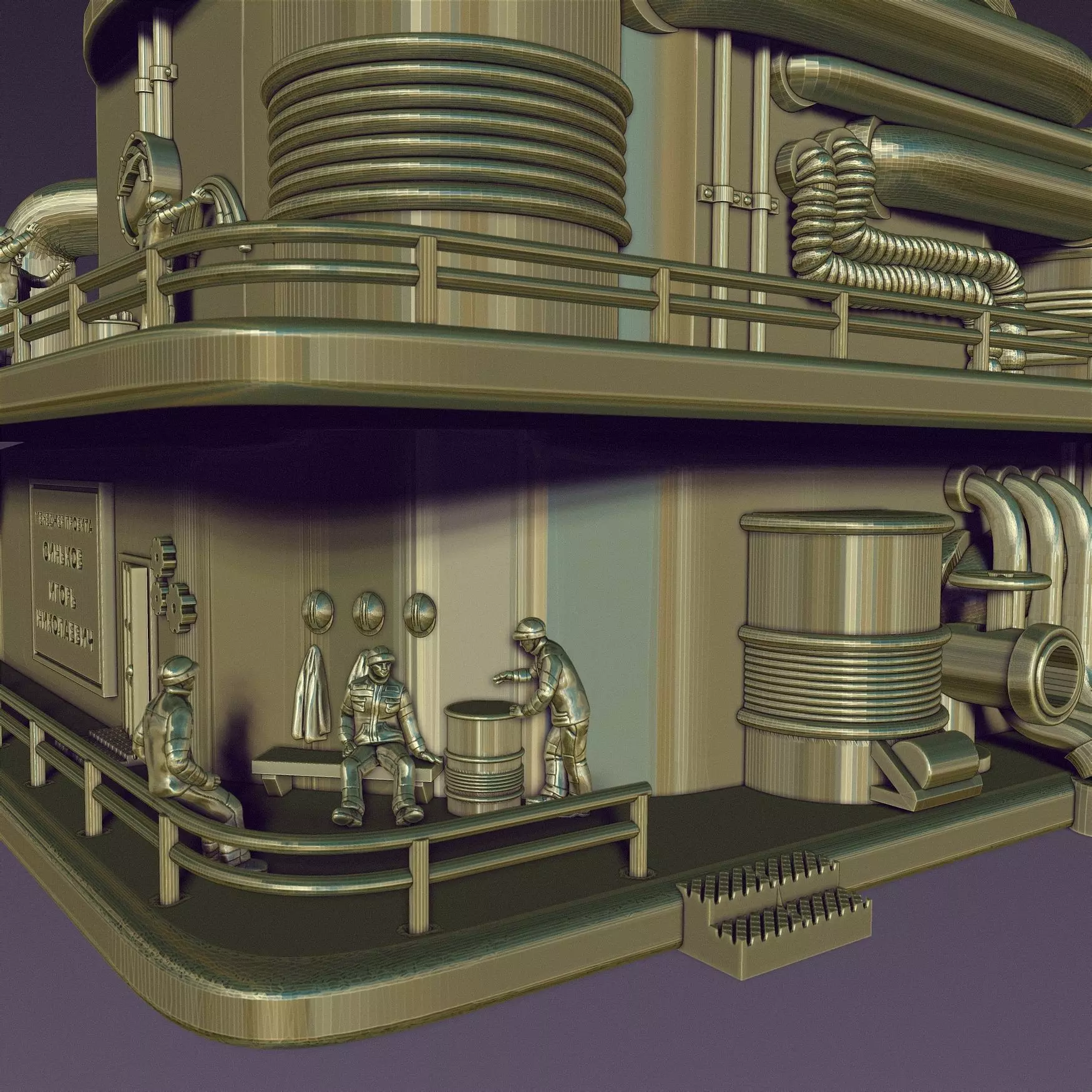 STEAM PUNK BOILER BOX 3D print model_11