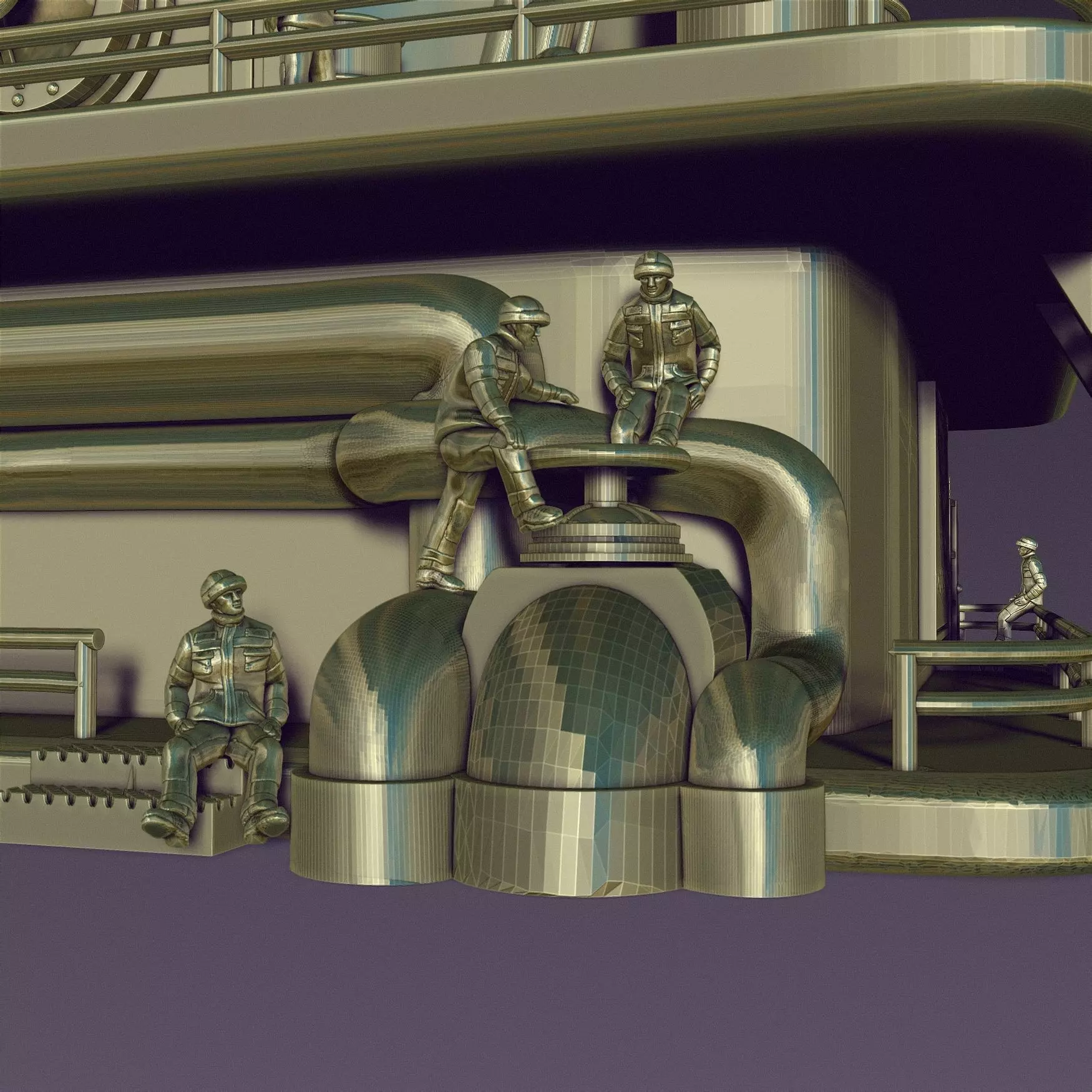 STEAM PUNK BOILER BOX 3D print model_12